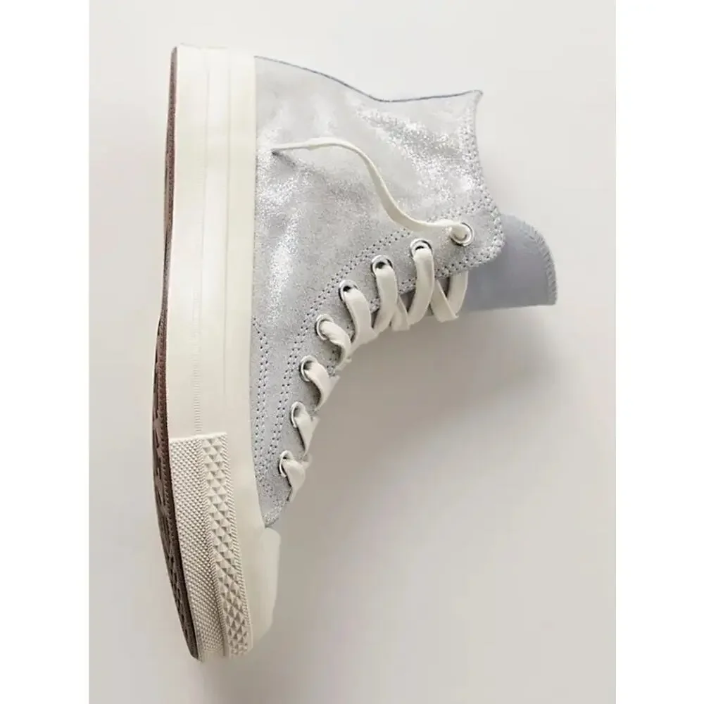 Converse Chuck 70 Suede Shimmer High Top Sneakers Size 6